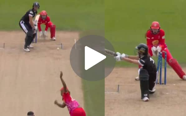 [Watch] Bowled' Er! MI Star Opener Breaks Furniture As Jones Misses To Hit It Of The Park